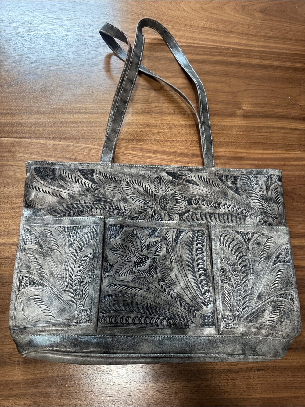 Leaders in leather bag